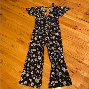 NWT: Torrid Floral Jumpsuit, Size 0